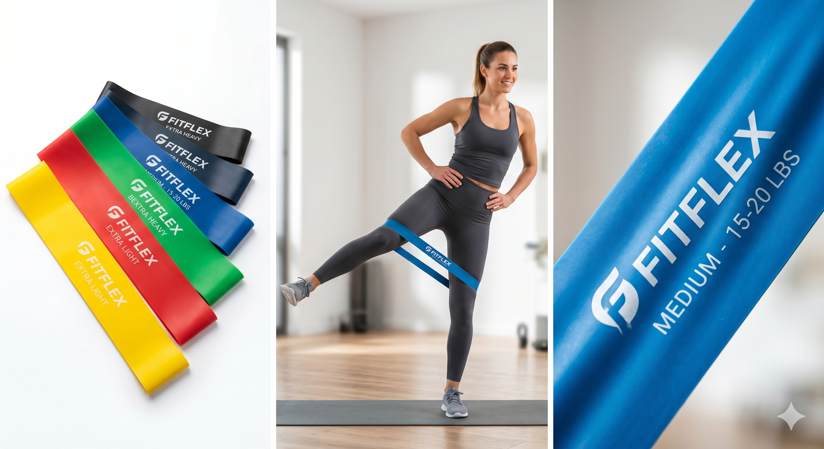 Set Bandes de Résistance Élastiques - Photo publicitaire