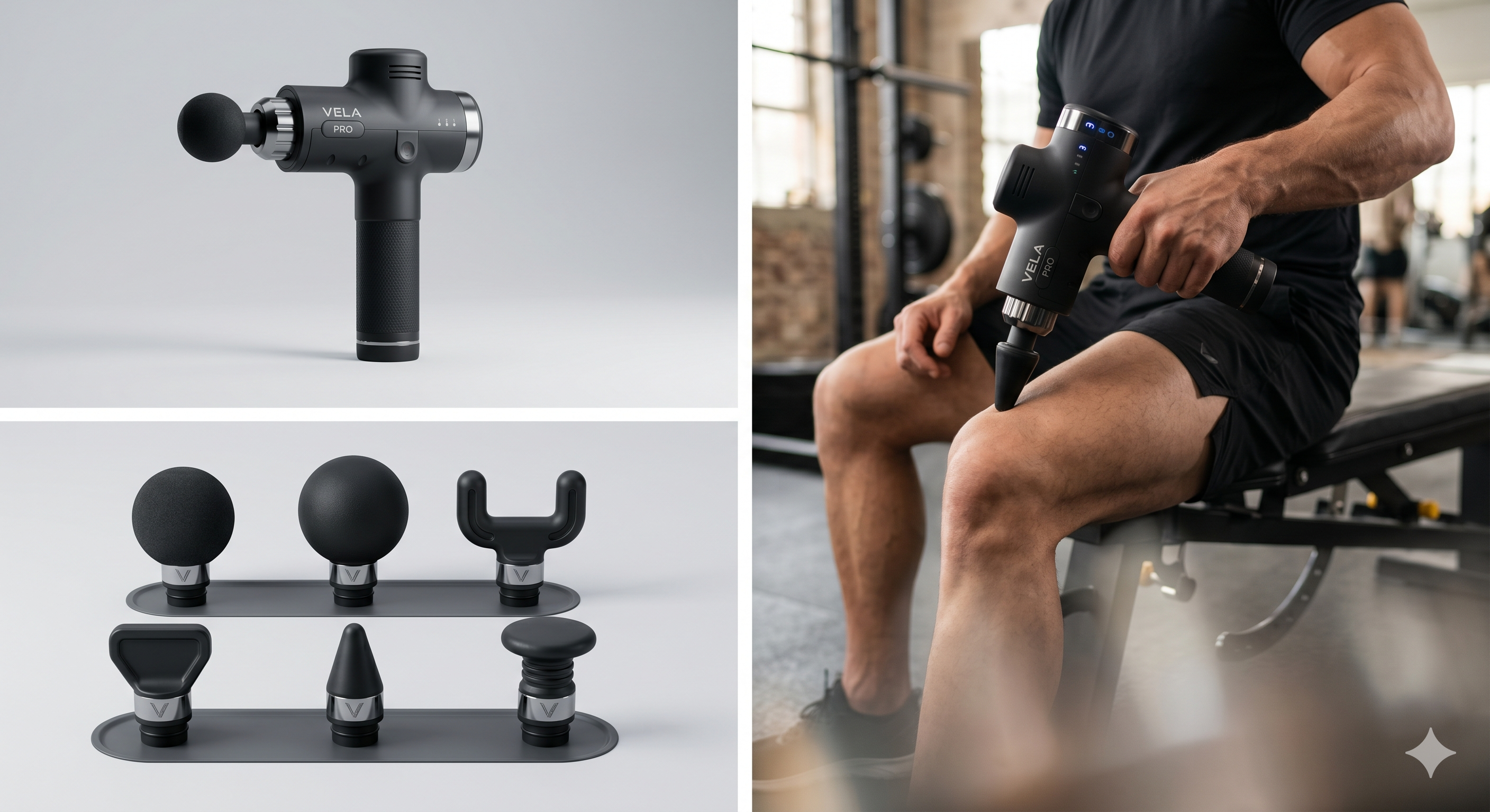 Pistolet de Massage Percussif Pro - Photo publicitaire